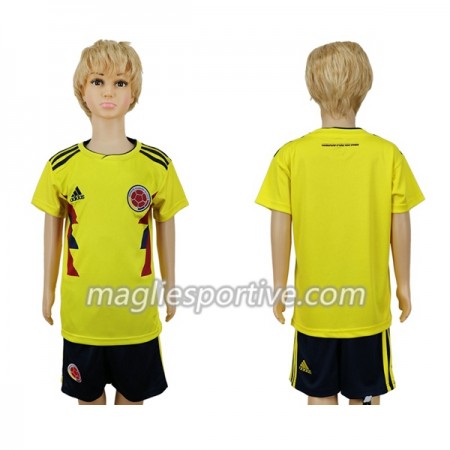 Completo Calcio Colombia Bambino Divisa Prima Mondiali 2018